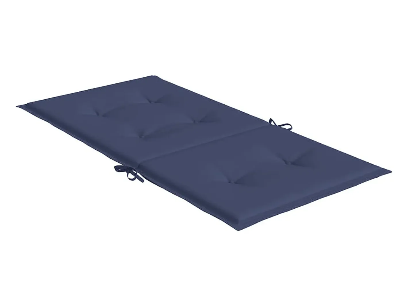 Clicnbuy Cojines para silla con respaldo bajo 6 unidades tela marino Azul Hot