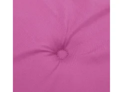Clicnbuy Cojines para silla con respaldo bajo 4 unidades tela Rosa Hot