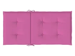 Clicnbuy Cojines para silla con respaldo bajo 4 unidades tela Rosa Hot