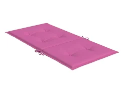 Clicnbuy Cojines para silla con respaldo bajo 4 unidades tela Rosa Hot