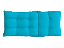 Clicnbuy Cojines para silla con respaldo alto 2 unidades tela Oxford turquesa Azul turquesa