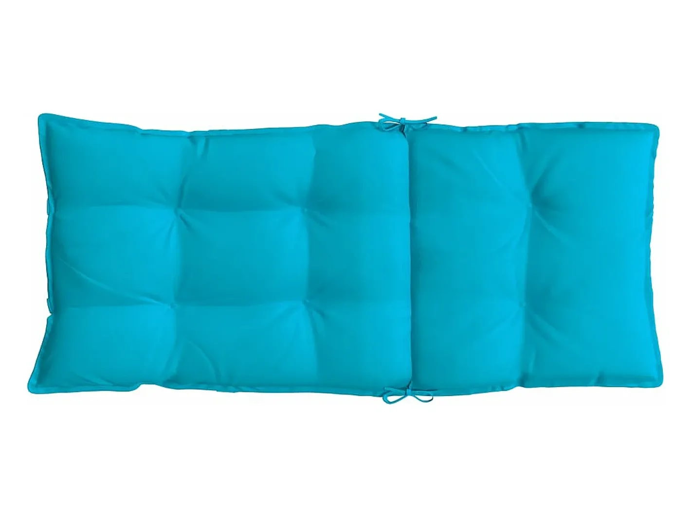 Clicnbuy Cojines para silla con respaldo alto 2 unidades tela Oxford turquesa Azul turquesa