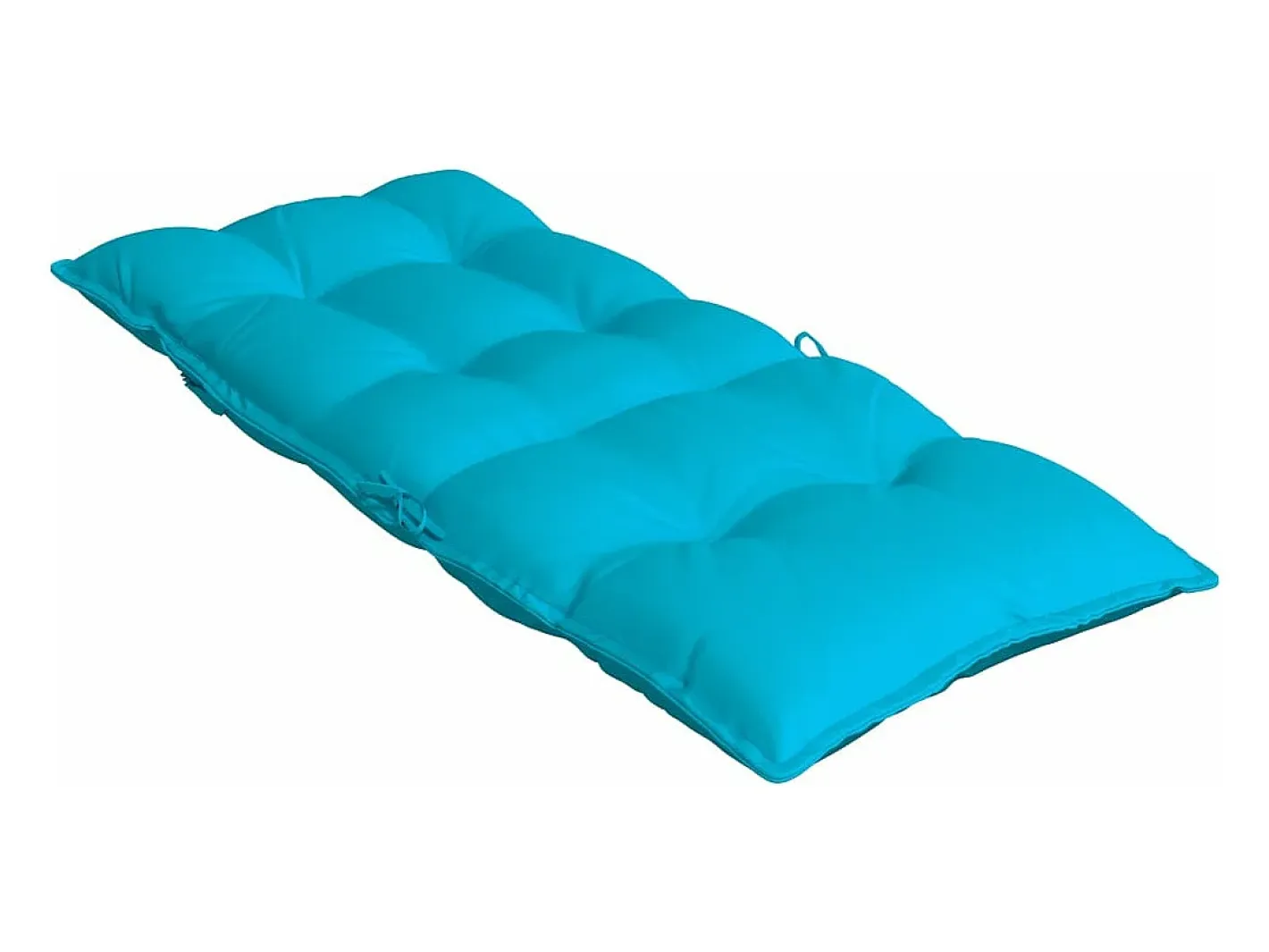 Clicnbuy Cojines para silla con respaldo alto 2 unidades tela Oxford turquesa Azul turquesa