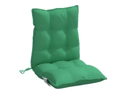 Clicnbuy Cojines para silla con respaldo bajo 2 unidades tela Oxford Verde