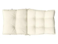 Best Clicnbuy Cojines para silla con respaldo bajo 4 unidades tela Oxford Crema