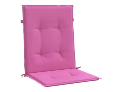 Clearance Clicnbuy Cojines para silla con respaldo bajo 2 unidades tela Rosa