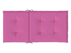 Clearance Clicnbuy Cojines para silla con respaldo bajo 2 unidades tela Rosa