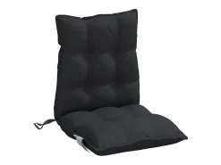 Clicnbuy Cojines para silla con respaldo bajo 2 unidades tela Oxford Negro Best