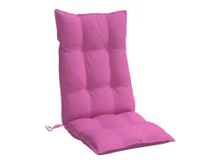Clicnbuy Cojines para silla con respaldo alto 6 unidades tela Oxford Rosa Online