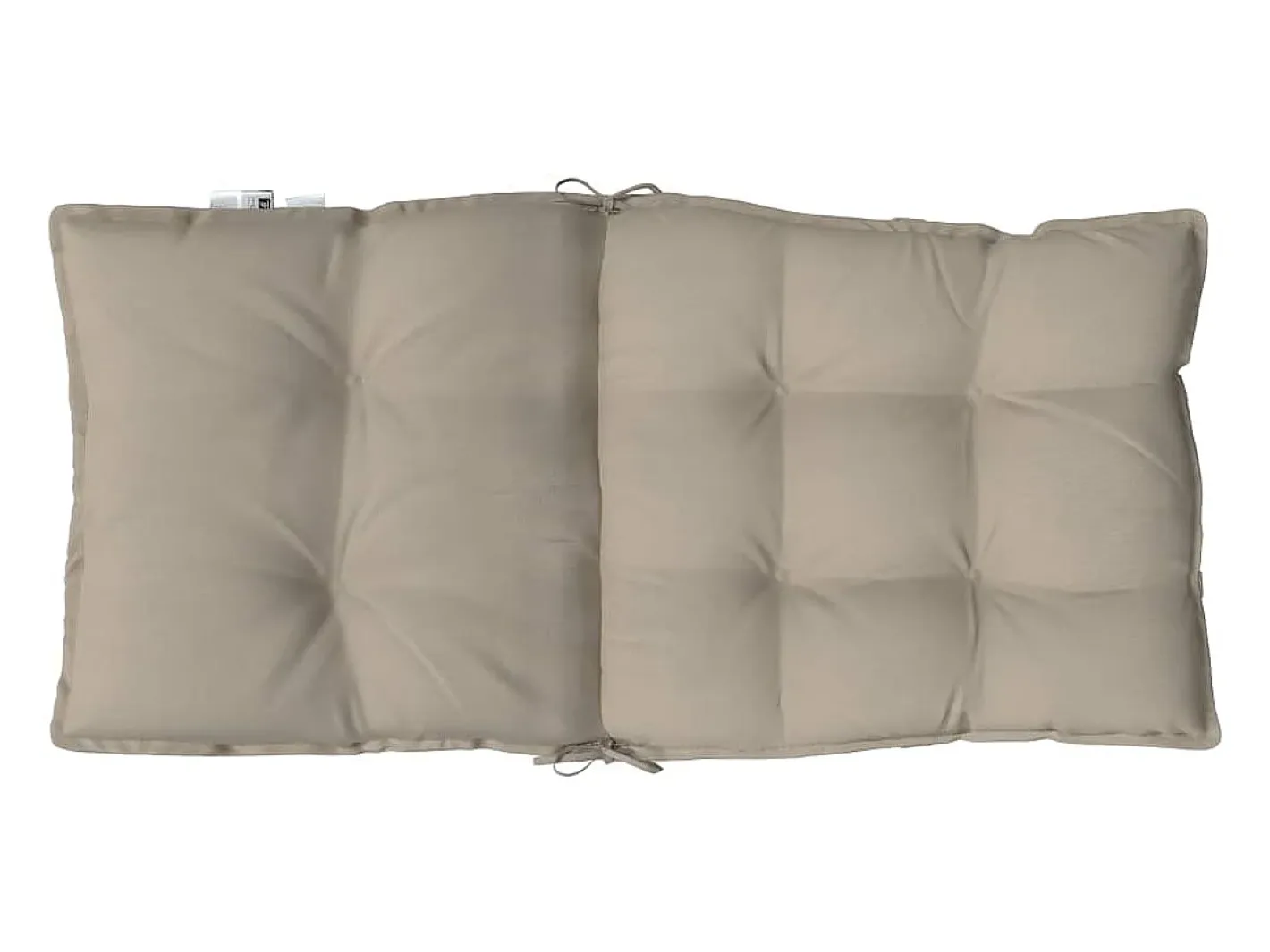 Clicnbuy Ropa De Casa-Cojines para silla respaldo bajo 4 unidades tela Oxford gris taupe Topo