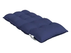 Clicnbuy Ropa De Casa-Cojines para silla respaldo bajo 4 unidades tela Oxford marino Azul