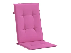 Clicnbuy Cojines para sillas con respaldo alto 4 unidades tela Rosa