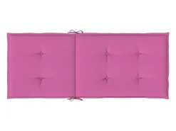 Clicnbuy Cojines para sillas con respaldo alto 4 unidades tela Rosa