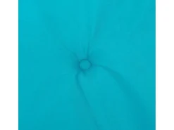 Online Clicnbuy Cojines para sillas con respaldo alto 6 unidades tela turquesa Azul turquesa