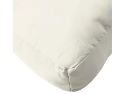 Clicnbuy Cojines para sofá de palets 3 unidades tela melange Crema