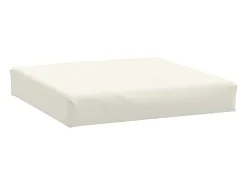 Clicnbuy Cojines para sofá de palets 3 unidades tela melange Crema