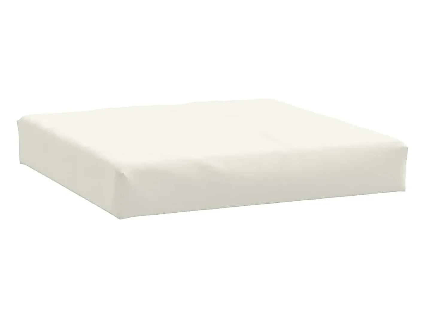 Clicnbuy Cojines para sofá de palets 3 unidades tela melange Crema