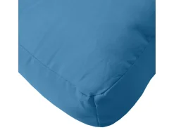 Hot Clicnbuy Cojines para sofá de palets 3 unidades tela melange Azul