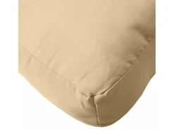 Clearance Clicnbuy Cojines para sofá de palets 3 unidades tela melange Beige