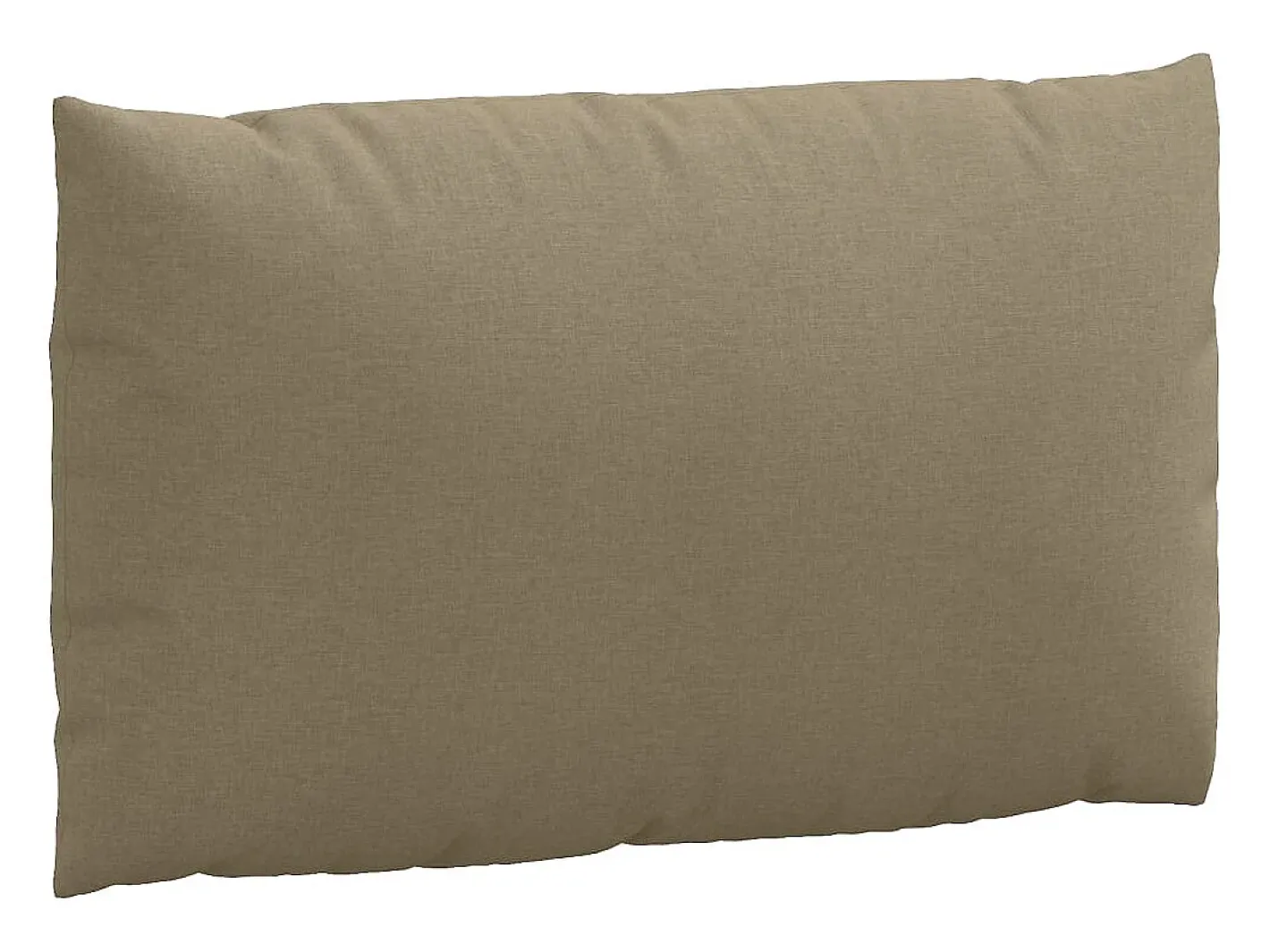Clicnbuy Ropa De Casa-Cojines para sofá de palets 2 unidades tela gris taupe melange Topo