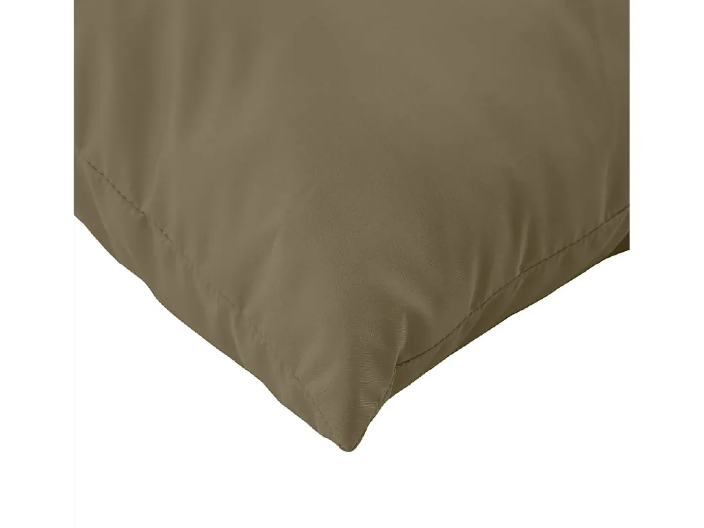 Clicnbuy Ropa De Casa-Cojines para sofá de palets 2 unidades tela gris taupe melange Topo