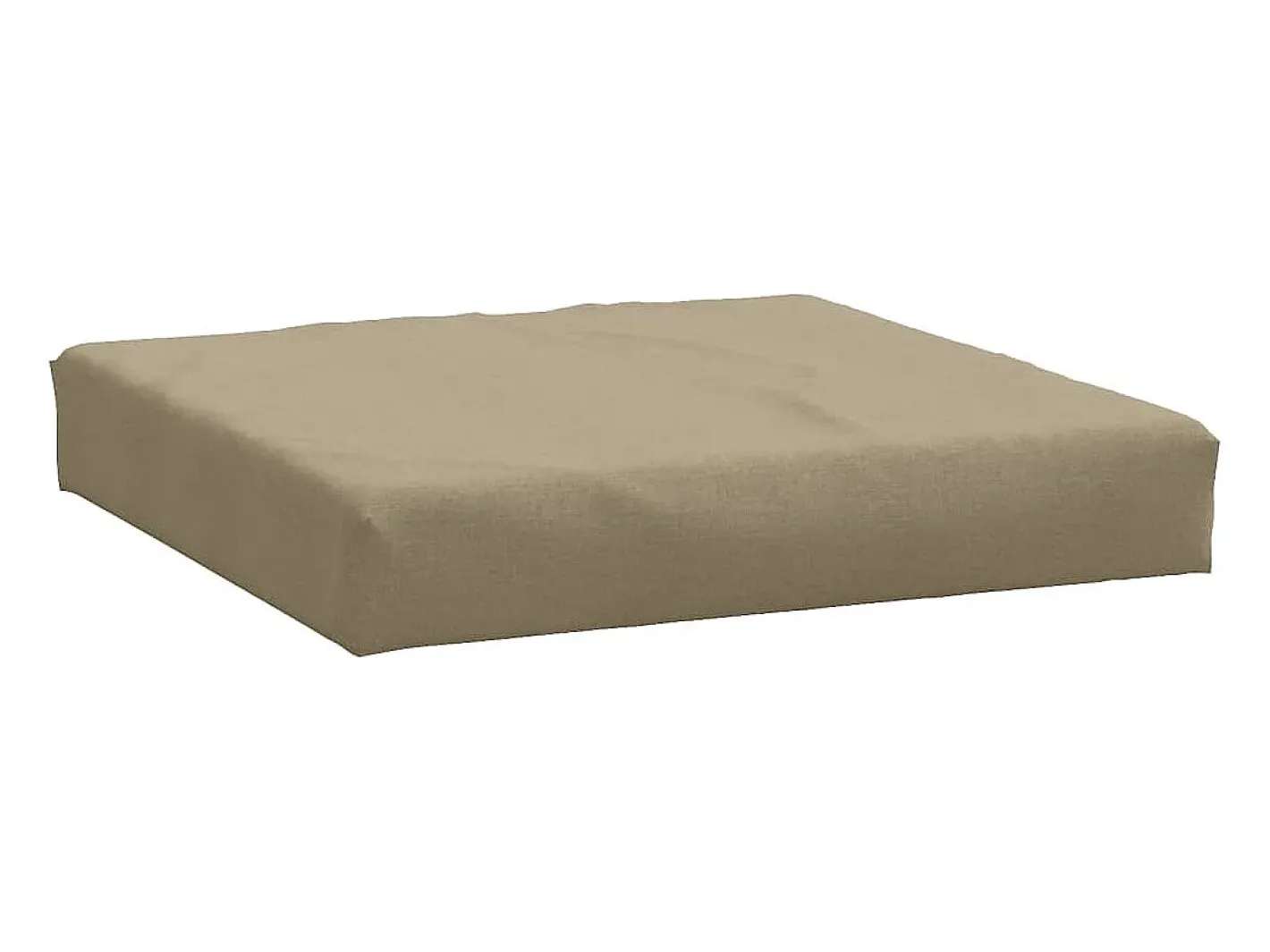 Clicnbuy Ropa De Casa-Cojines para sofá de palets 2 unidades tela gris taupe melange Topo