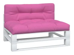Hot Cojines para sofá de palets 2 piezas tela ES210348 Rosa