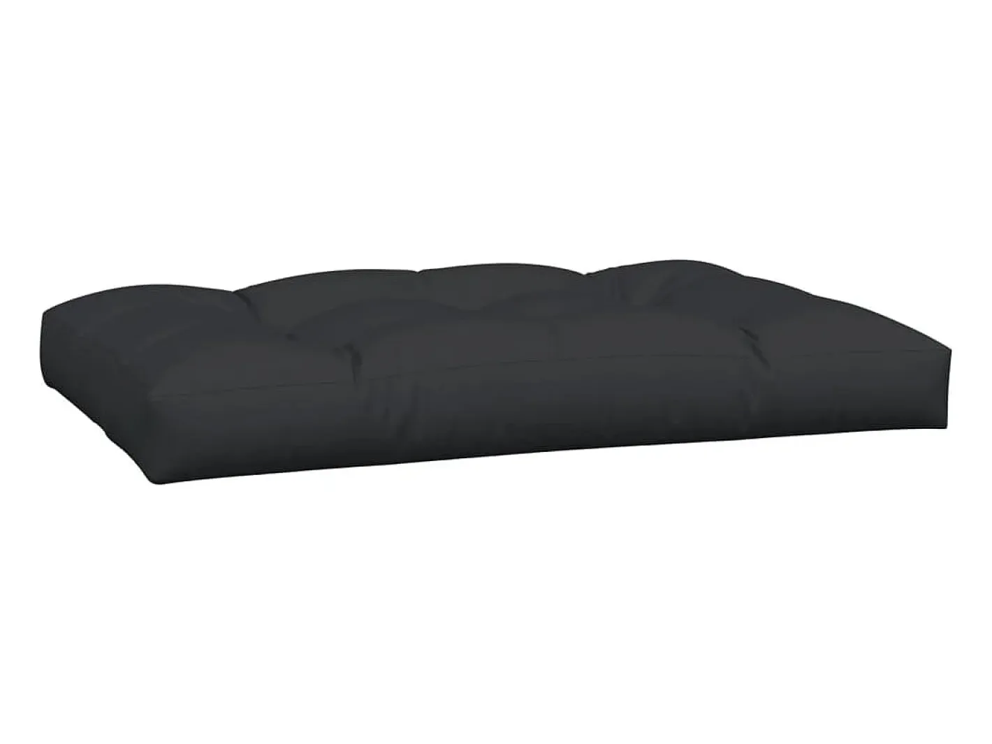 Clicnbuy Ropa De Casa-Cojines para sofá de palets 5 unidades tela Negro
