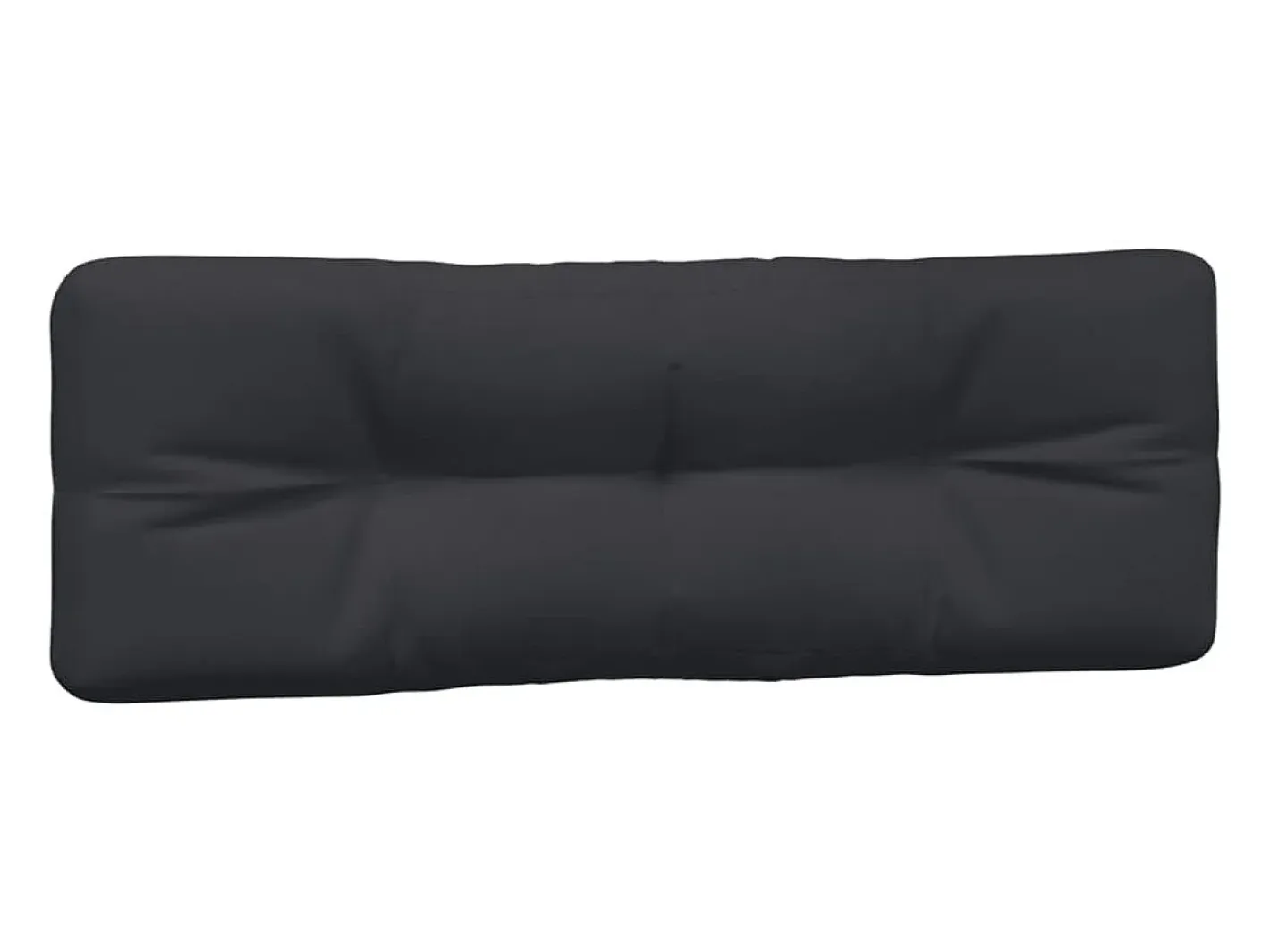 Clicnbuy Ropa De Casa-Cojines para sofá de palets 5 unidades tela Negro