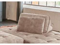 Discount Kawola Cojines respaldo - terciopelo - WIOLO Topo