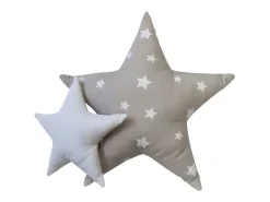 Ropa De Casa-Cojines set de 2 algodón 30x30/50x50cm Gris