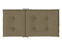 Clicnbuy Ropa De Casa-Cojines silla respaldo bajo 6 ud tela taupe melange 100x50x4 cm Topo