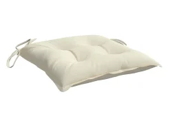 Clicnbuy Cojines sillas de jardín 6 unidades tela Oxford 40x40x7 cm Crema Sale