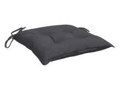 Clicnbuy Cojines sillas de jardín 4 unidades tela Oxford antracita 40x40x7 cm Gris antracita Discount
