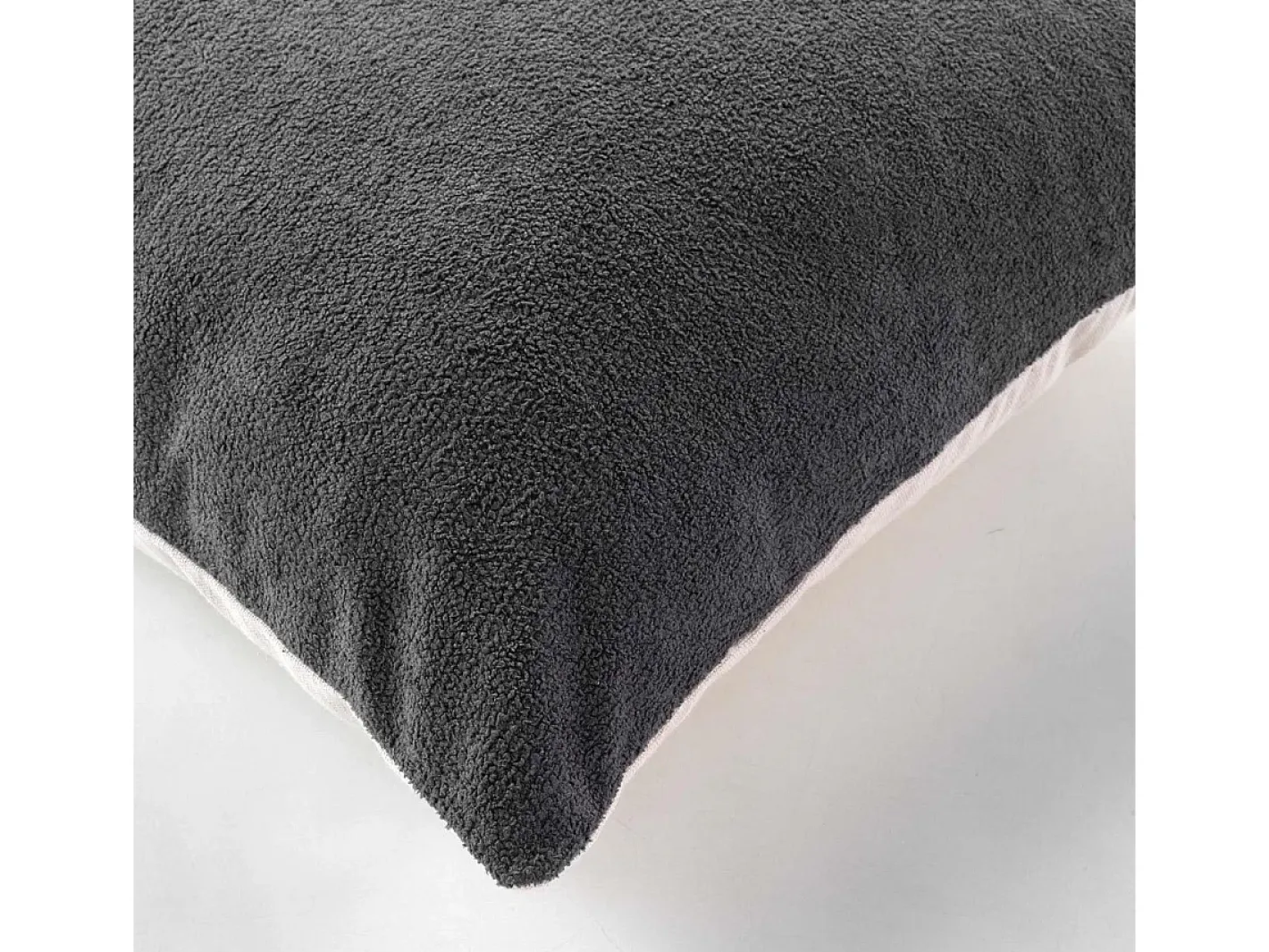 Douceur d'intérieur Cojín con efecto de bucle Gris Clearance