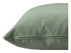 Cojín cuadrada de pana 45x45 cm - DUNE - SACASA Verde Discount