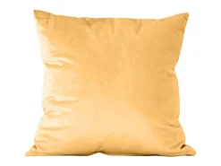 Ropa De Casa-Cojín cuadrada de terciopelo verde anís 45x45 cm - NAURU - SACASA Amarillo