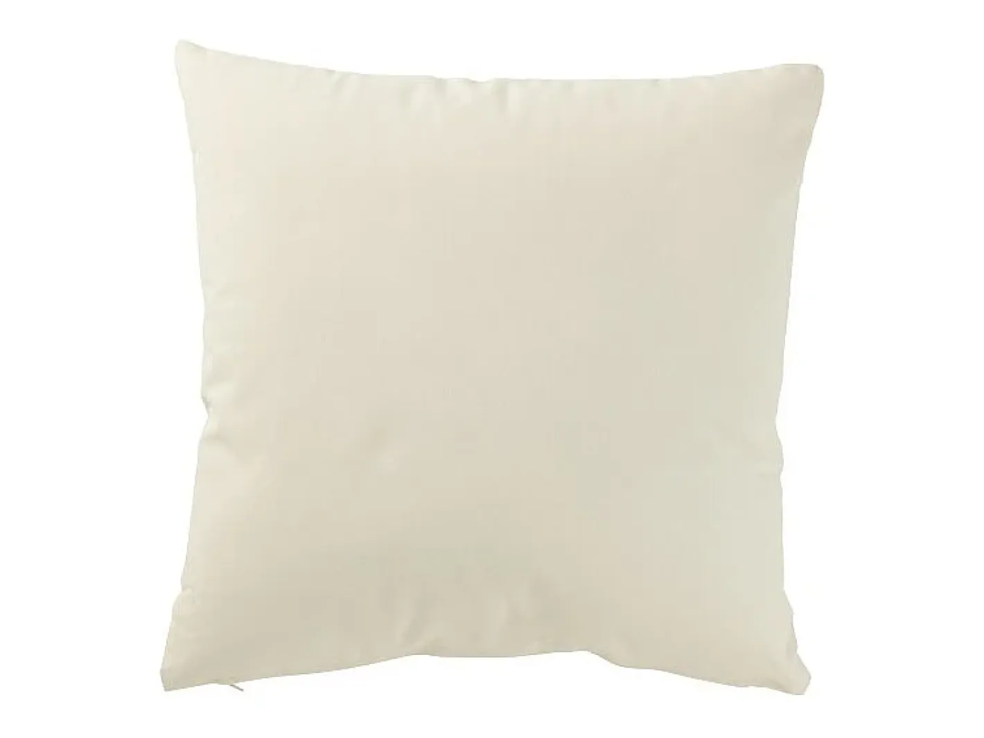 J-Line Cojín cuadrado de algodón 45x45x12 cm Beige