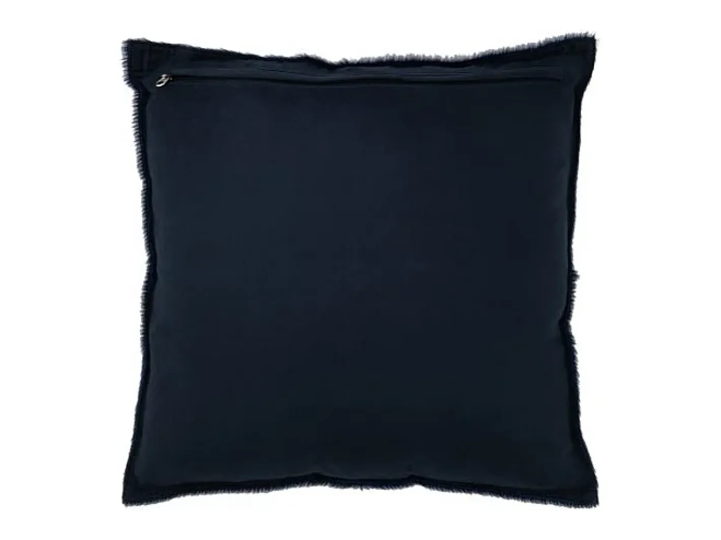 Sale J-Line Cojín cuadrado de cuero 45 x 45 x 8 cm Azul