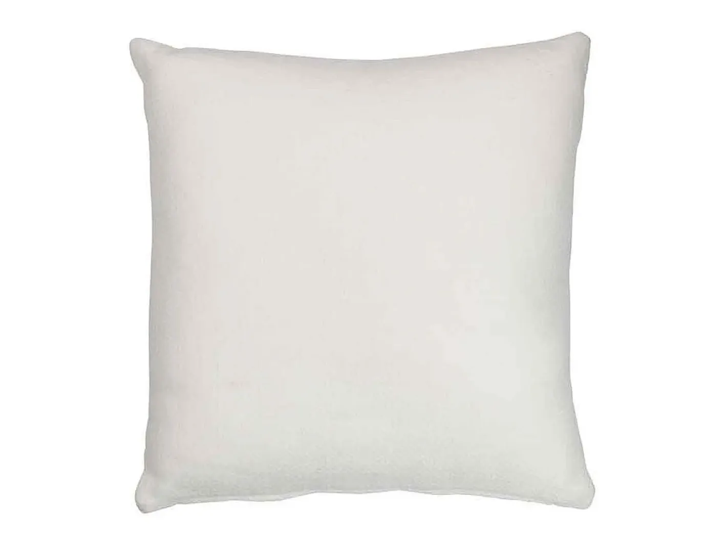 J-Line Ropa De Casa-Cojín cuadrado de finas hojas de poliéster de 40x40cm Blanco