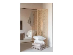 Clearance J-Line Cojín cuadrado de poliéster 45x45x18 cm Beige