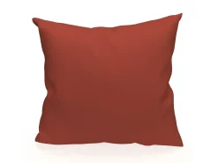 Soleil d'ocre Cojín de algodón 40x40 cm PANAMA Ladrillo Rojo Online