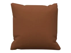 Soleil d'ocre Ropa De Casa-Cojín de algodón 40x40 cm PANAMA terra, por Naranja