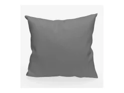 Soleil d'ocre Ropa De Casa-Cojín de algodón 40x40 cm PANAMA , por Gris