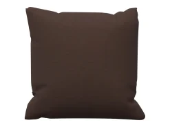 Soleil d'ocre Ropa De Casa-Cojín de algodón 40x40 cm PANAMÁ marrón, por Marru00f3n