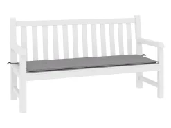 Ropa De Casa-Cojín de banco de jardín tela Oxford 200x50x3 cm ES202718 Gris