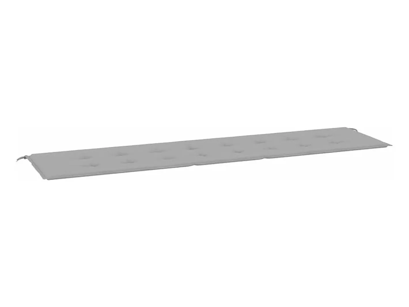 Ropa De Casa-Cojín de banco de jardín tela Oxford 200x50x3 cm ES202718 Gris