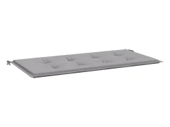 Cojín de banco de jardín tela Oxford 120x50x3 cm ES269201 Gris Outlet