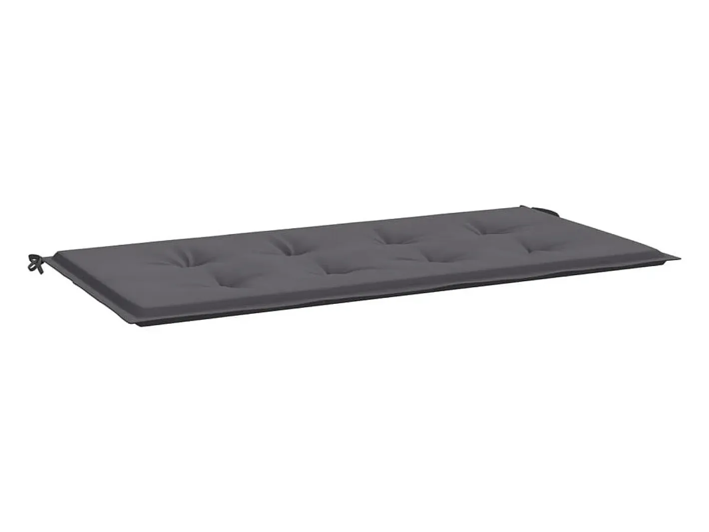 Cojín de banco de jardín tela Oxford 120x50x3 cm ES633261 Gris antracita