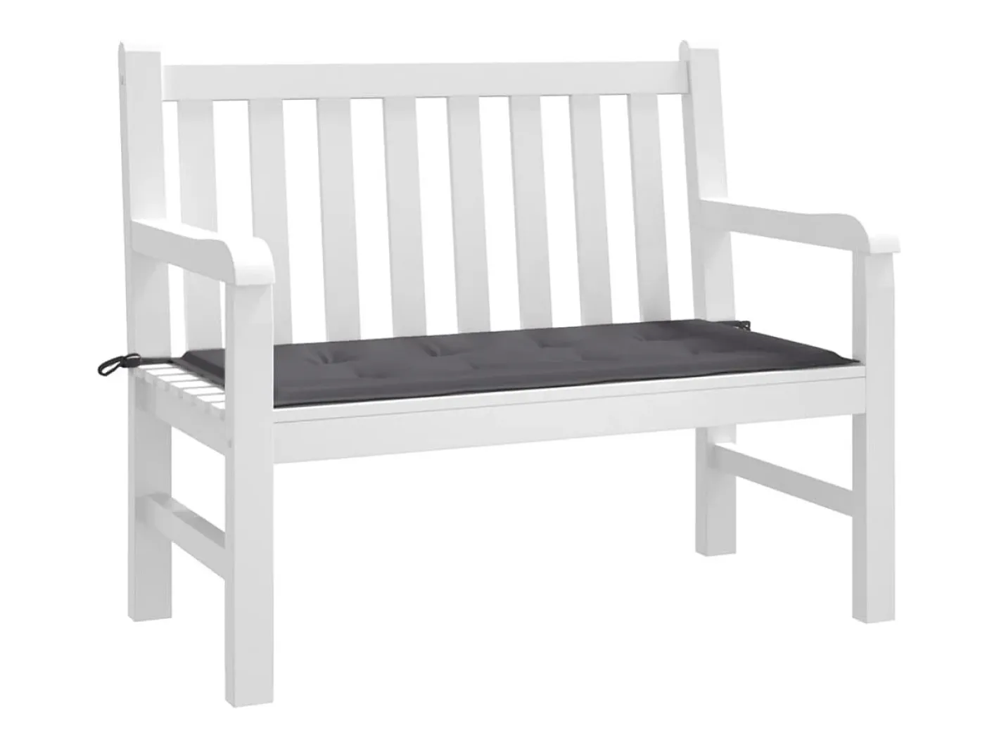 Cojín de banco de jardín tela Oxford 120x50x3 cm ES633261 Gris antracita